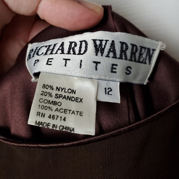 Richard Warren Petite Size 12 Maxi Dress - Picture 4 of 5